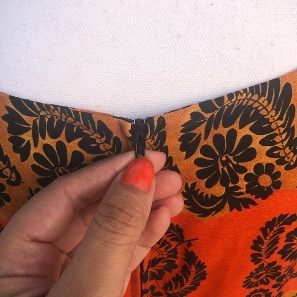 Tropical button dress Size 11/12 Borcellini - Picture 7 of 12